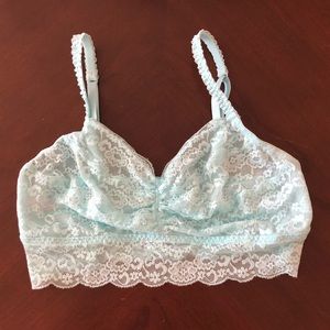 Victoria’s Secret PINK light blue lace bralette